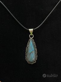 Ciondolo in labradorite