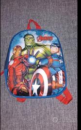 Zainetto bambino Marvel mai stato usato 