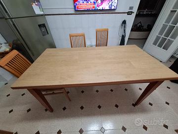 tavolo 160x80 allungabile 2 metri 