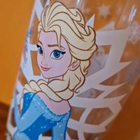 Bottiglia in vetro con disegno di Elsa (Frozen)