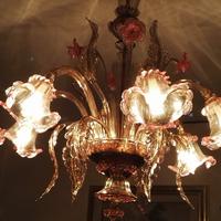 Lampadario in vetro di Murano