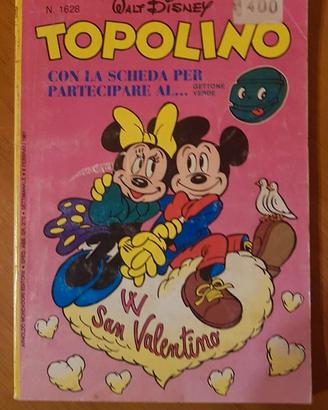Topolino libretto Disney n.1628 1 Febbraio 1987