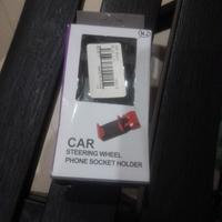 Supporto cellulare da volante auto