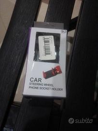Supporto cellulare da volante auto