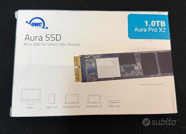 OWC Aura Pro X2 1TB SSD NVMe per Mac 2013-2019