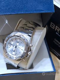 Orologio Breil Uomo in Acciaio Cronografo Scatola 