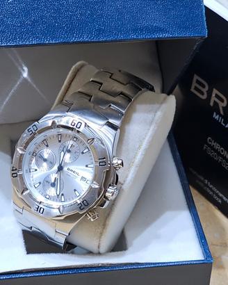Orologio Breil Uomo in Acciaio Cronografo Scatola 