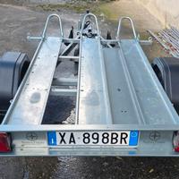 Carrello Rimorchio Portamoto Ellebi LB-M 400 SF!