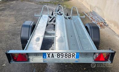 Carrello Rimorchio Portamoto Ellebi LB-M 400 SF!