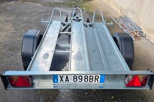 Carrello Rimorchio Portamoto Ellebi LB-M 400 SF!