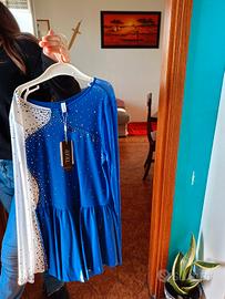vestito pattinaggio nuovo con cartellino