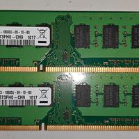 4Gb RAM DDR3 Samsung 2x  da 2 Gb