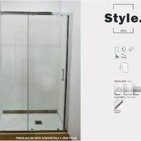 Box Doccia 128x132 STEPS 130 Trasp Porta ad un'ant