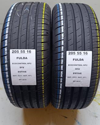 2 GOMME 205 55 16 FULDA RIF4635