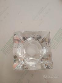 Porta candela cristallo massiccio