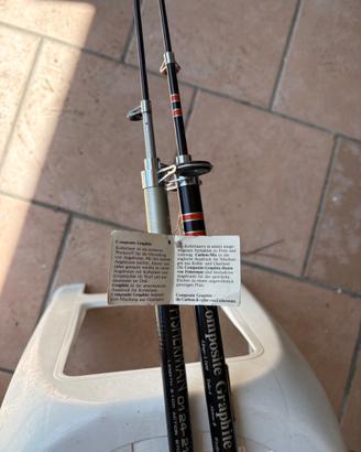 Coppia canne da pesca Composite Graphite – nuove