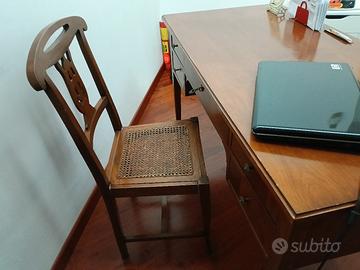 scrittoio vintage in doussie' + sedia