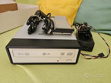 Case USB in alluminio 5,25" + masterizzatorre LG