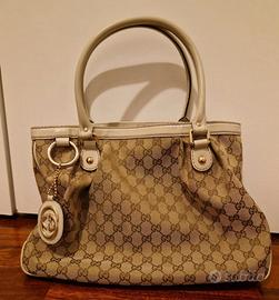 Borsa Gucci Sukey tela e pelle nuova