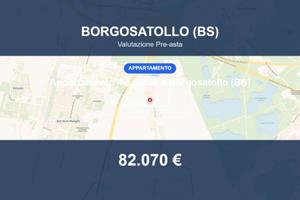 Immobile in asta di 60 m² con box auto a Borgosato