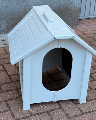 Cuccia per cani in resina/PVC bianca