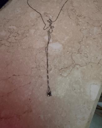 Collana oro bianco stroili