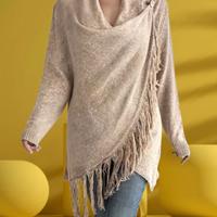 Cardigan Irregolare da Donna Moderno Comodo