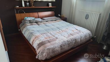 Letto Matrimoniale NAPOL mod. Asia –Legno Ciliegio