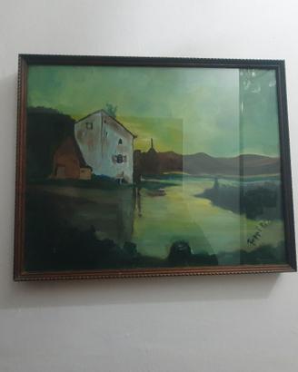 Quadro con cornice e vetro