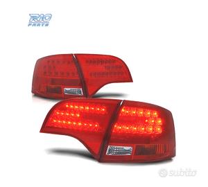 FANALI PER AUDI A4 B7 AVANT 05-08 COLORE ROSSO CRO