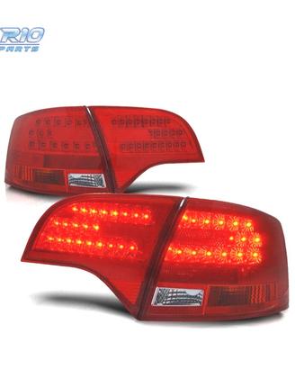 FANALI PER AUDI A4 B7 AVANT 05-08 COLORE ROSSO CRO