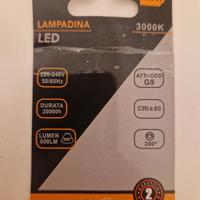 Lampadine led G9 4.8W luce calda