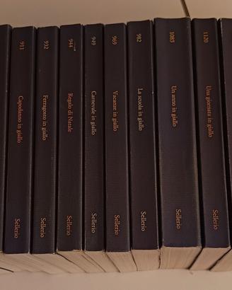 Raccolte Sellerio "... in giallo". 19 libri.