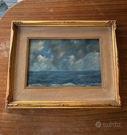 Quadro paesaggio mare e natura