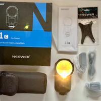 Flash Neewer Z1C Canon completo, anche in coppia