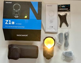 Flash Neewer Z1C Canon completo, anche in coppia