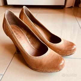 Decollete Marco Tozzi in pelle e sughero