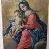 Dipinto arte povera del 1700 restaurato