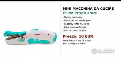 Mini macchina per cucire 
