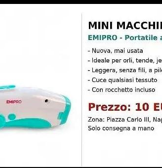 Mini macchina per cucire 