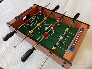 Mini biliardino calcio balilla da tavolo