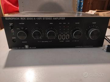 AMPLIFICATORE EUROPHON RCK 2000A HI STEREO