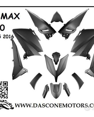 Kit carene tmax 530 2015 2016 nero opaco