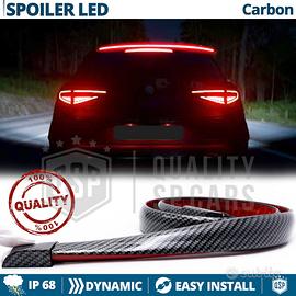 SPOILER LED Posteriore per AUDI Q7 Q8 IN Carbonio