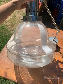 Lampada vintage industriale in vetro spesso – gran