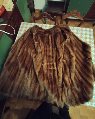 Pelliccia vintage visone a gilet