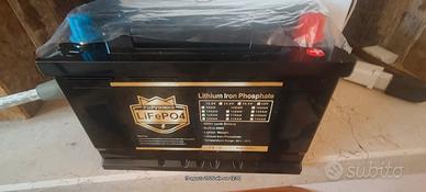 Batteria al litio da 100ah per camper, roulotte, f