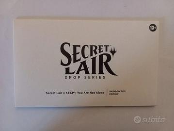 Secret Lair x KEXP: You Are Not Alone Rainbow Foil