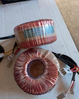 coppia trasformatori toroidali da 500VA