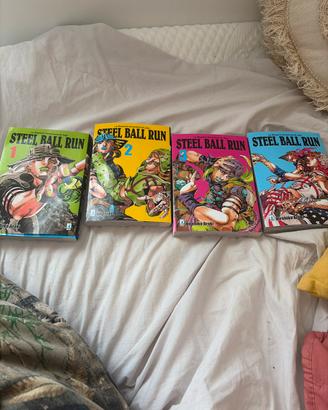 Steel ball run Manga volume 1 fino al 4